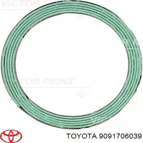 Uszczelka rury odbiornika tłumika Toyota 9091706039 cena, od 2,86 USD