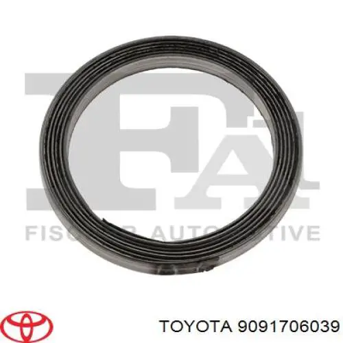 Do koszyka 9091706039 Toyota Uszczelka rury odbiornika tłumika