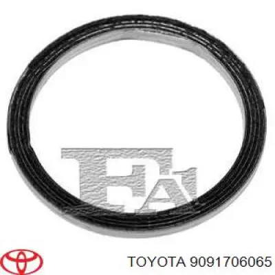 Uszczelka rury odbiornika tłumika 9091706065 Toyota