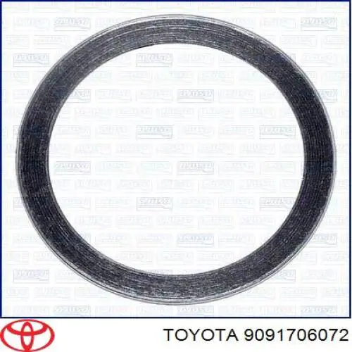 9091706072 Toyota pierścień kolektora wydechowego