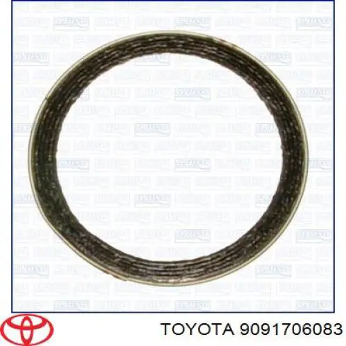 9091706083 Toyota Uszczelka rury odbiornika tłumika