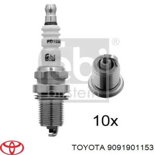 Świeca zapłonowa Toyota 9091901153