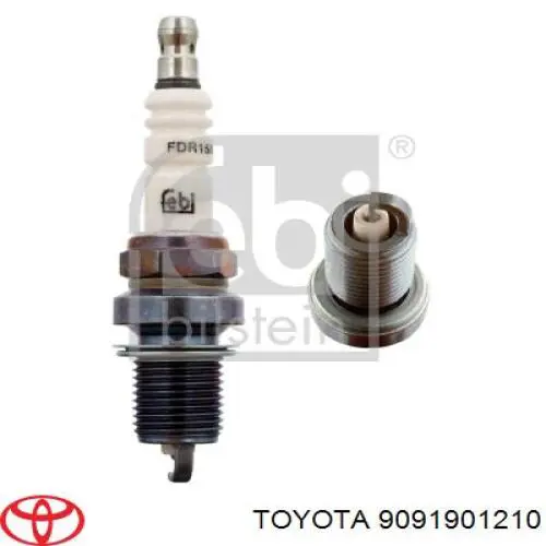 Świeca zapłonowa 9091901210 Toyota