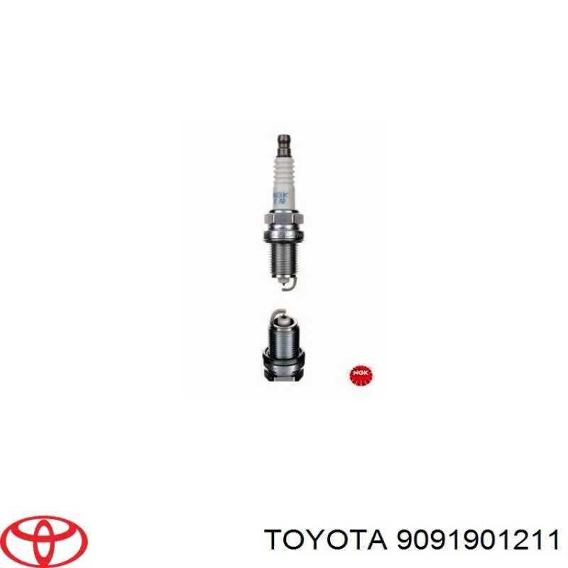 Świeca zapłonowa 9091901211 Toyota