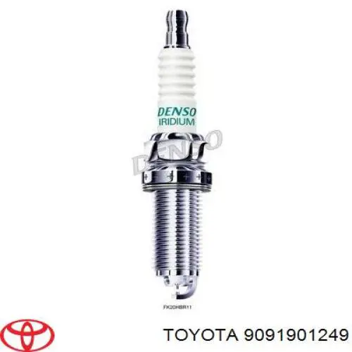 Świeca zapłonowa 9091901249 Toyota