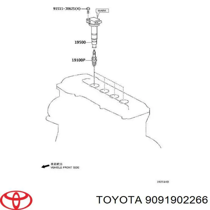 9091902266 Toyota Cewka zapłonowa