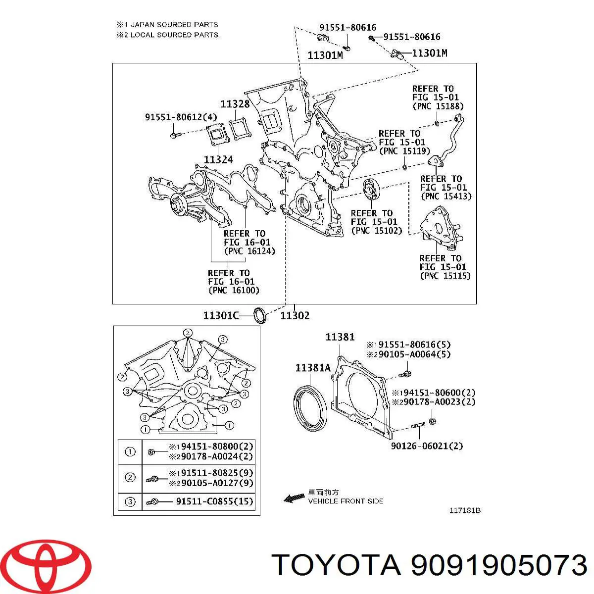 Czujnik położenia wału korbowego Toyota 9091905073 cena, od 30,54 USD