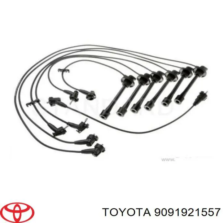 Zestaw przewodów wysokiego napięcia 9091921557 Toyota