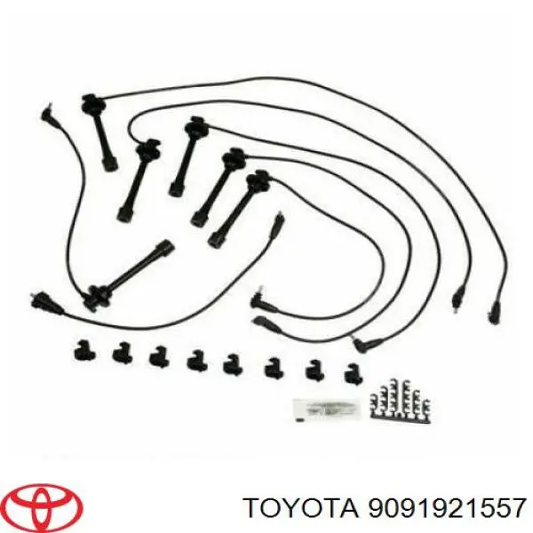 Zestaw przewodów wysokiego napięcia 9091921557 Toyota