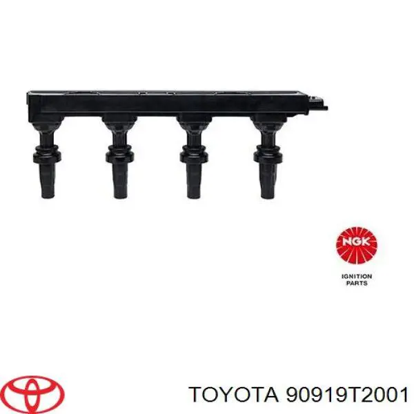 Cewka zapłonowa Toyota 90919T2001 cena, od 66,06 USD
