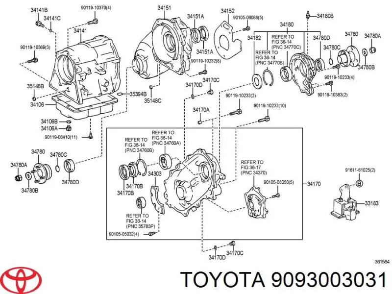 Odpowietrznik skrzyni korbowej tylnej osi Lexus IS 300 