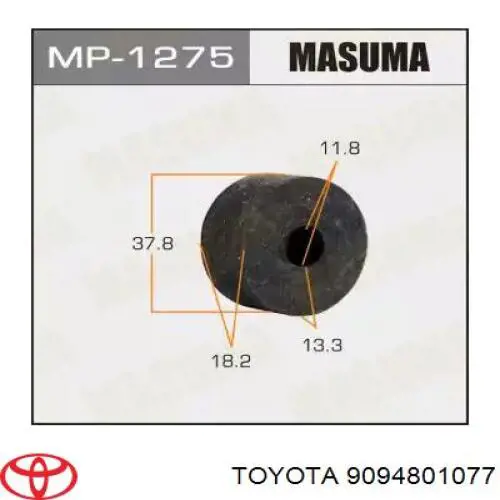 9094801077 Toyota Silentblock amortyzatora tylnego