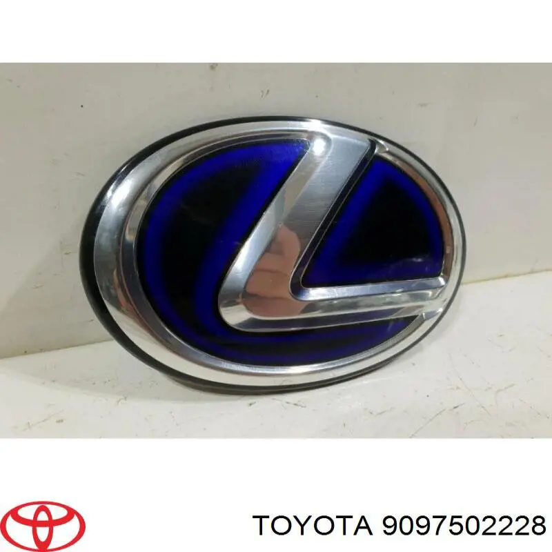 Emblemat na klapę bagaznika (znaczek firmowy) Toyota 9097502228 cena, od 205,98 USD