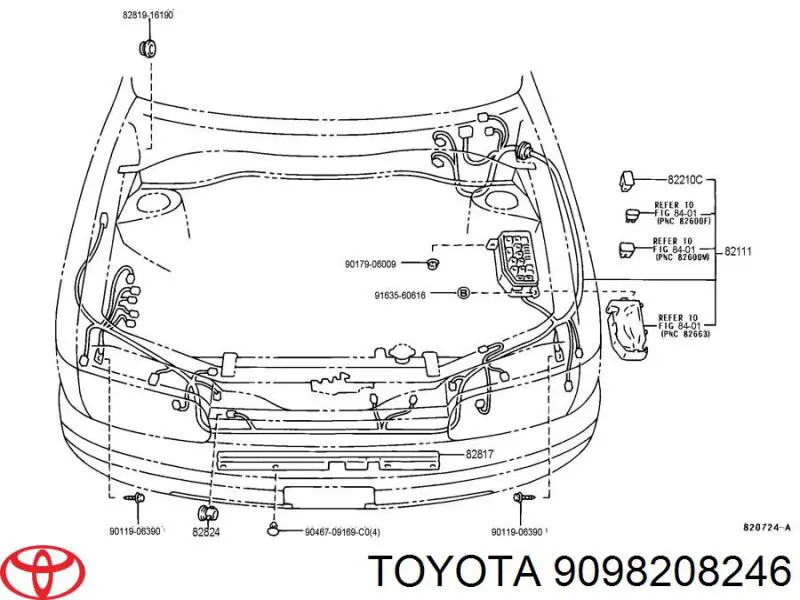 Bezpiecznik Toyota 9098208246 cena, od 7,12 USD