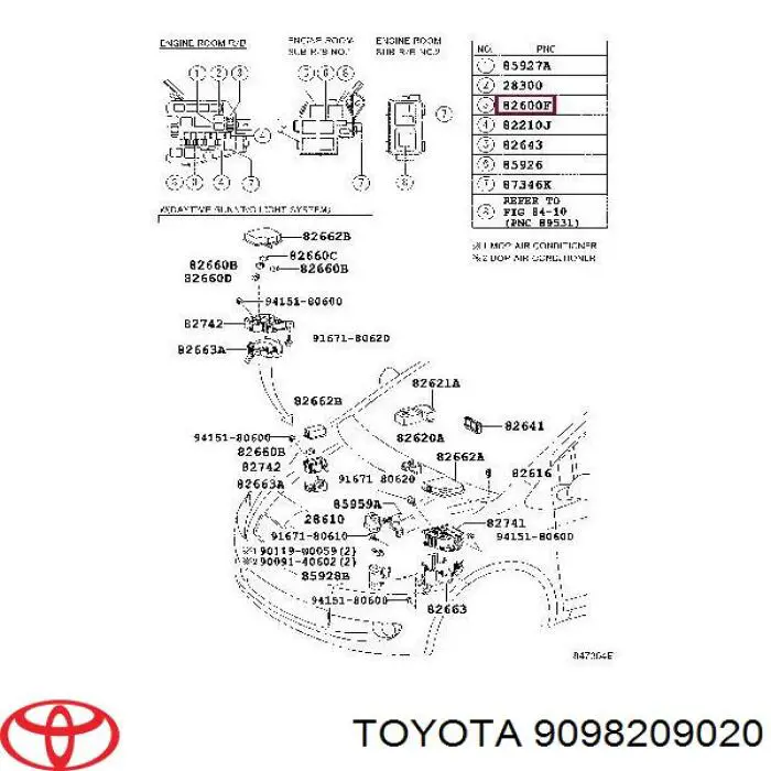 9098209020 Toyota bezpiecznik