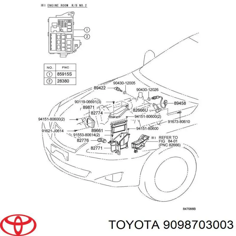 Przekaźnik wentylatora Lexus IS sedana (E2) (2005 - 2013) cena, od 12,91 USD