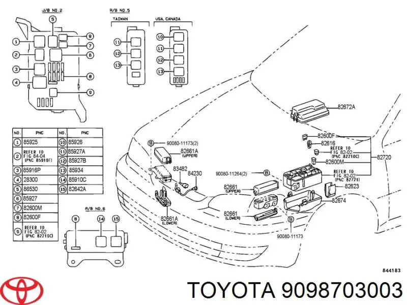 Do koszyka Przekaźnik wentylatora Lexus IS  E2