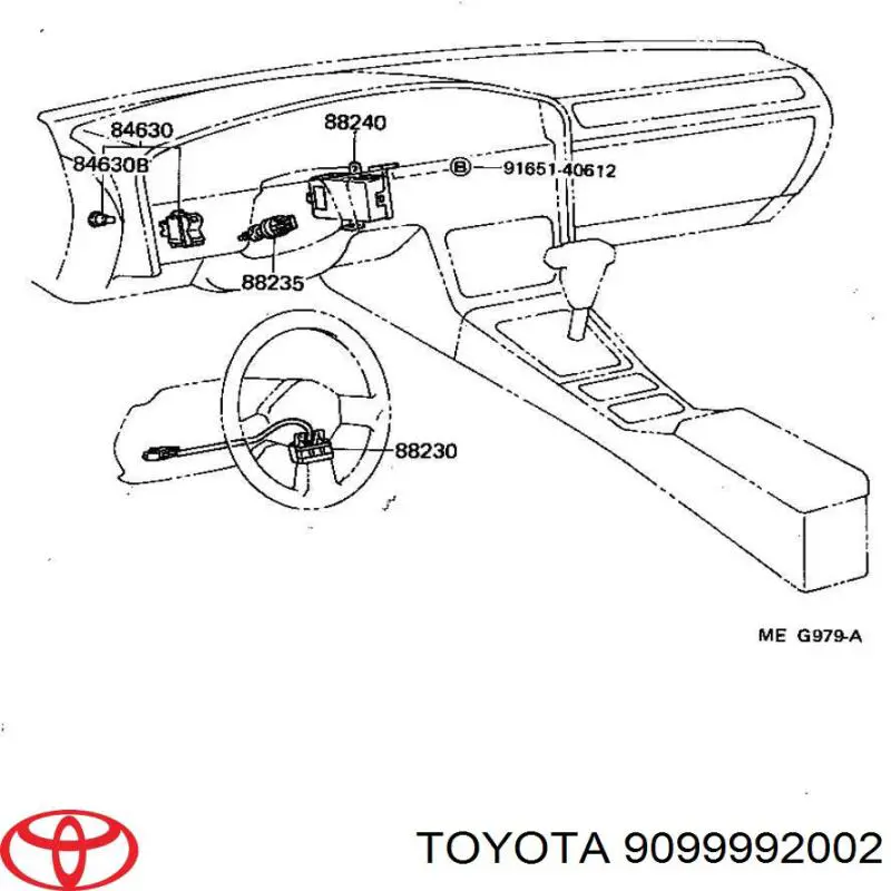 Przewód (króciec) do pompy próżniowej Toyota 4 Runner (N130)