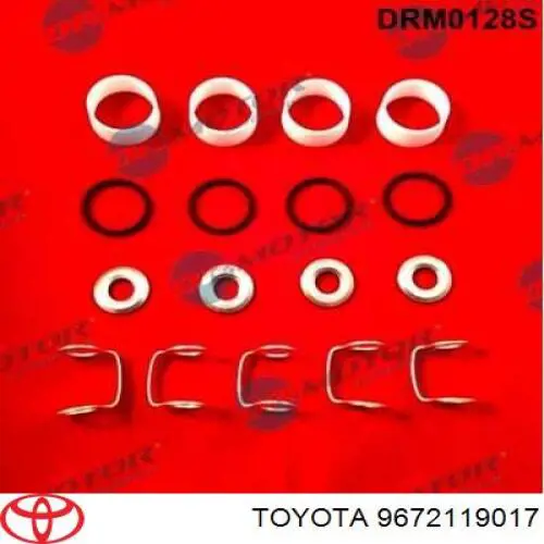 Pierścień uszczelniający wtryskiwacza Toyota 9672119017 cena, od 2,14 USD