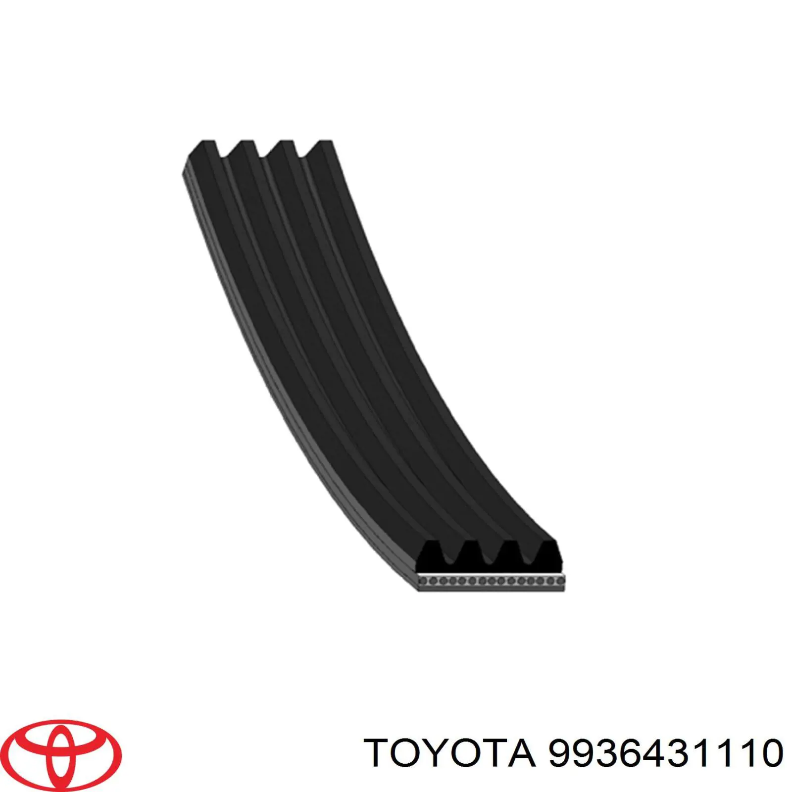 9936431110 Toyota Pas napędowy mechanizmów