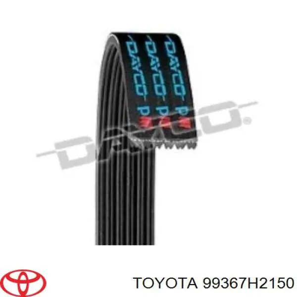 Pas napędowy mechanizmów Toyota 99367H2150 cena, od 25,80 USD