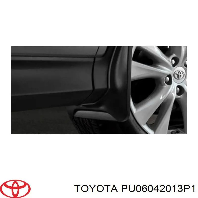 Chlapacze przednie+tylne, zestaw PU06042013P1 Toyota