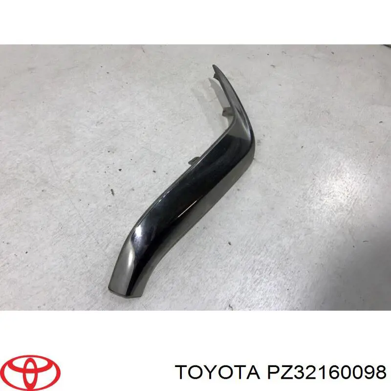 Listwa ochronna zderzaka przedniego lewa PZ32160098 Toyota