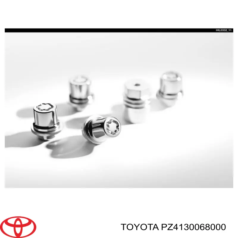 PZ4130068000 Toyota Nakrętka koła