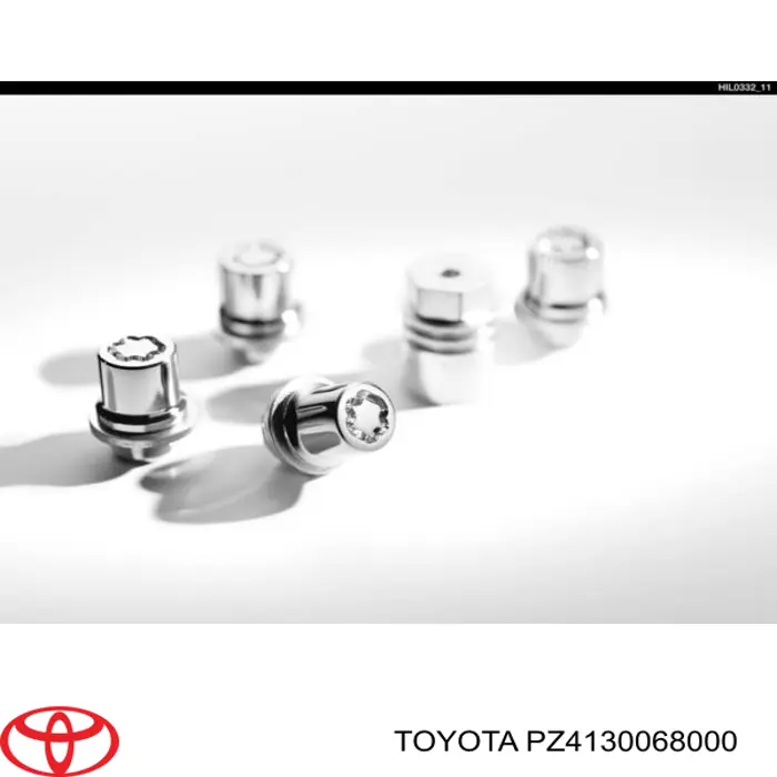 Do koszyka PZ4130068000 Toyota Nakrętka koła