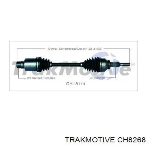 K68079565AA Fiat/Alfa/Lancia Półoś napędowa przednia lewa