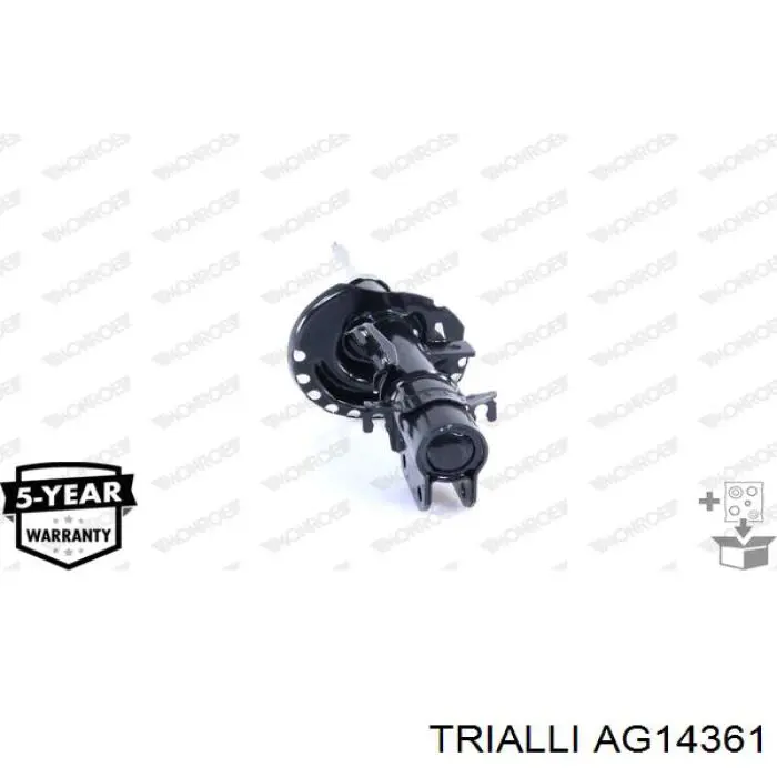 Amortyzator przedni prawy Trialli AG14361 cena, od 49,25 USD