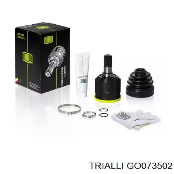 Przegub homokinetyczny przedni wewnętrzny Trialli GO073502 cena, od 39,16 USD