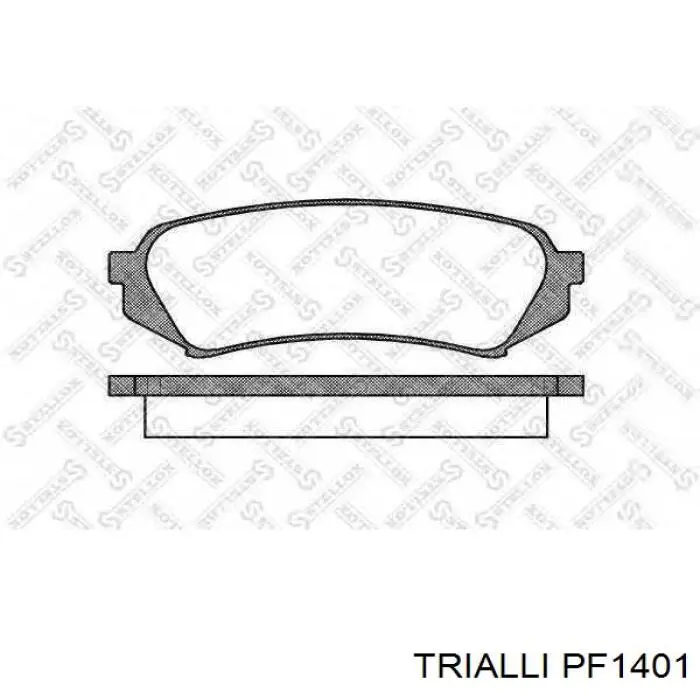 Klocki hamulcowe przednie tarczowe Trialli PF1401 cena, od 16,98 USD