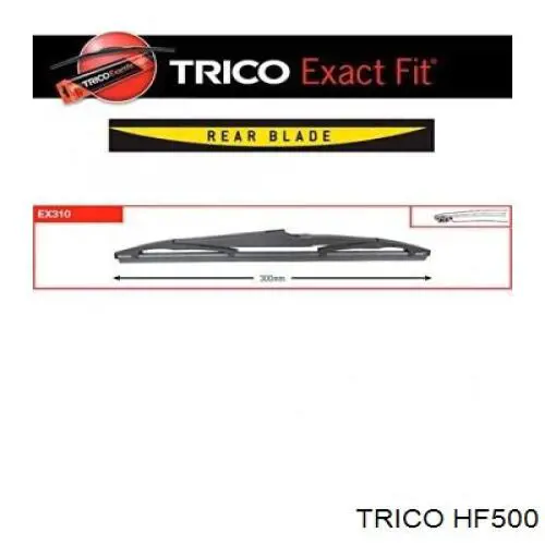 Do koszyka HF500 Trico Pióro wycieraczki szyby przedniej pasażera