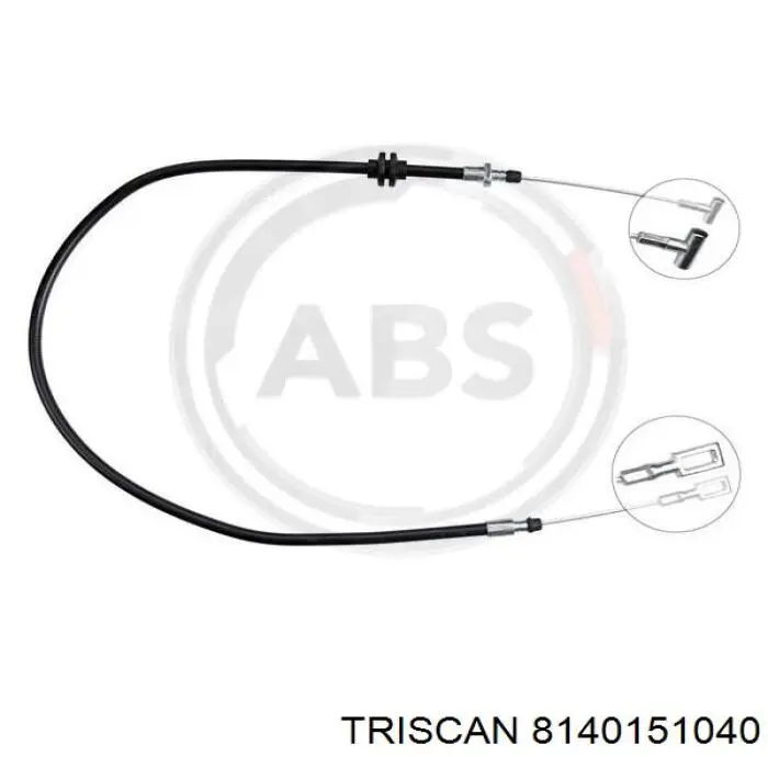 Do koszyka 504347502 Iveco Linka hamulca ręcznego tylna prawa/lewa