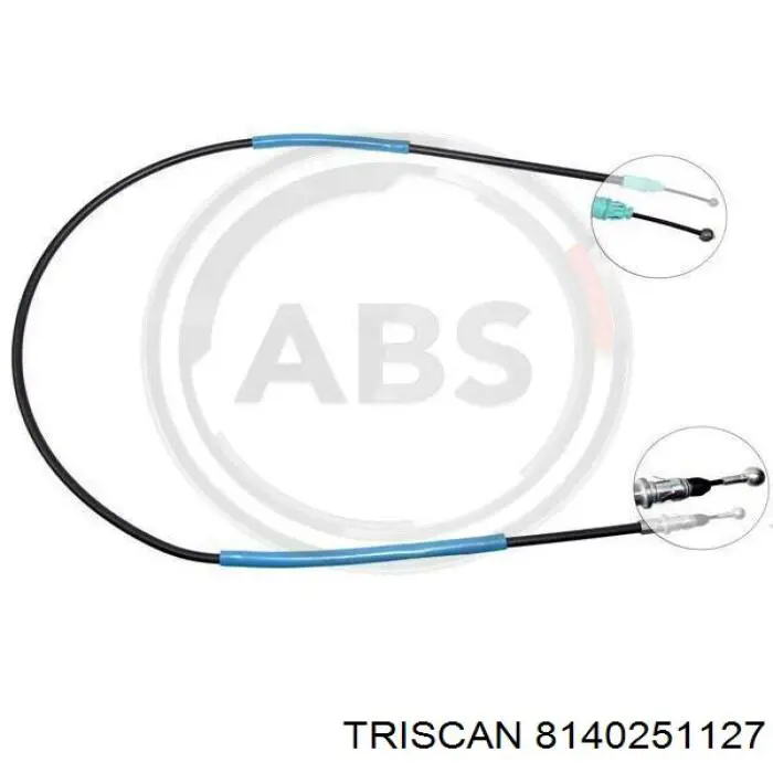 Do koszyka 8140251127 Triscan Linka hamulca ręcznego tylna lewa