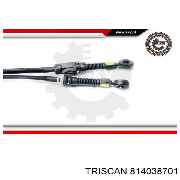 Do koszyka 2444P4 Peugeot/Citroen Linka dźwigni zmiany biegów podwójna