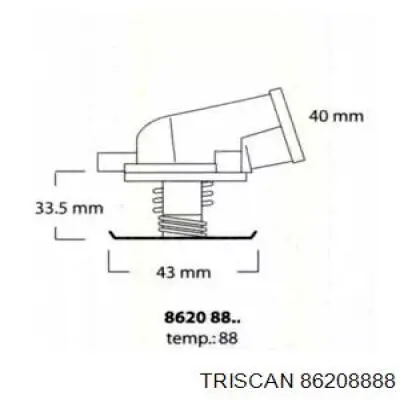 Termostat Mercedes 1112030375 cena, od 21,82 USD