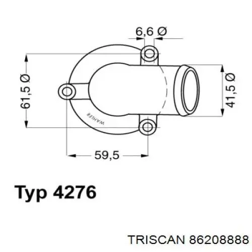 Termostat 1112030375 Mercedes