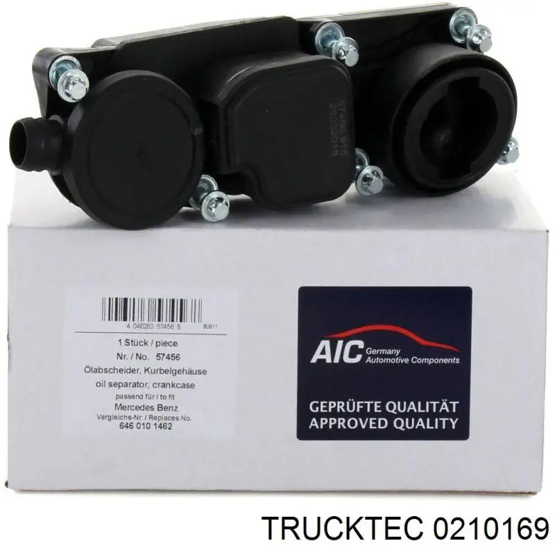 Separator oleju układu wentylacji kadłuda (bloku silnika) Trucktec 0210169 cena, od 76,64 USD