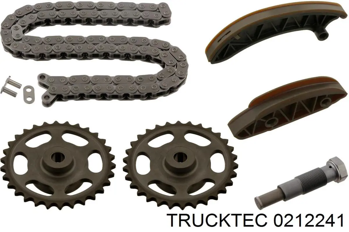 0212241 Trucktec Łańcuch rozrządu, zestaw