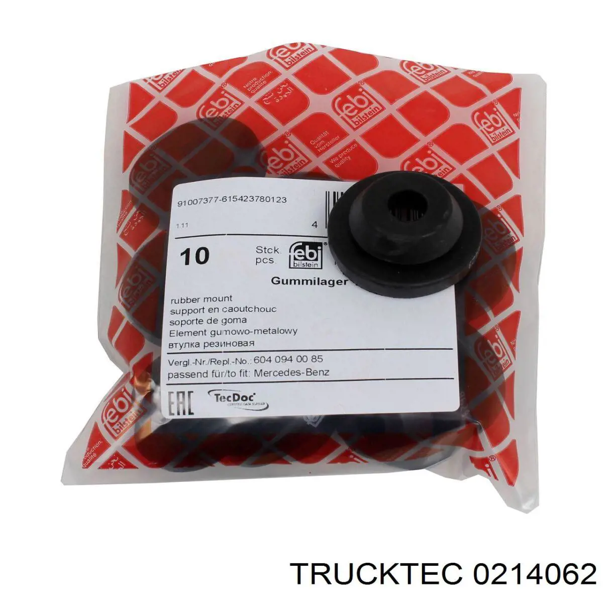 Do koszyka 0214062 Trucktec Poduszka obudowy filtra powietrza