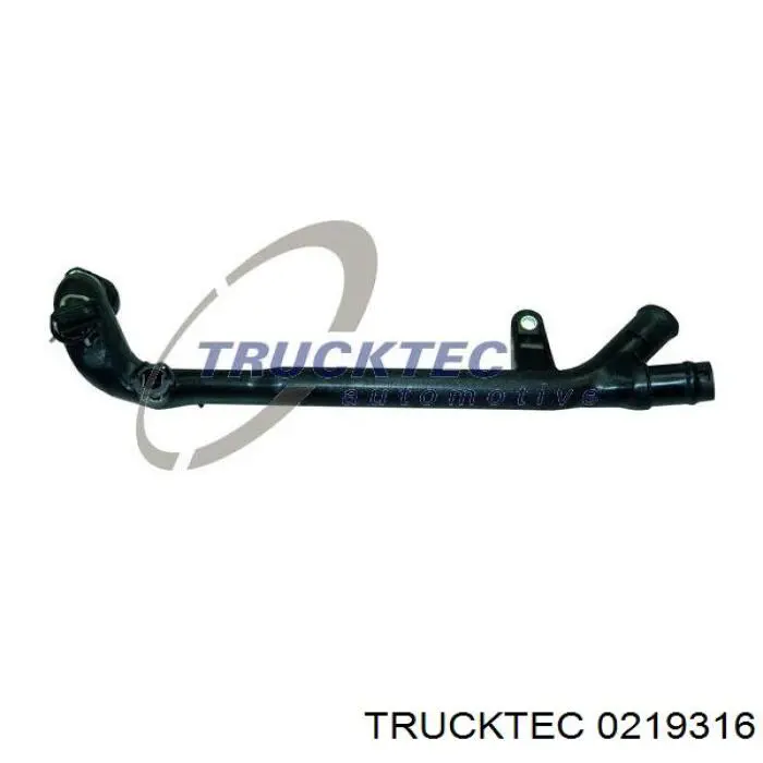0219316 Trucktec Przewód (króciec) układu chłodzenia
