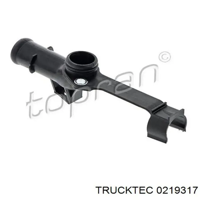 0219317 Trucktec Rura (przewód) chłodnicy oleju, od bloku do chłodnicy