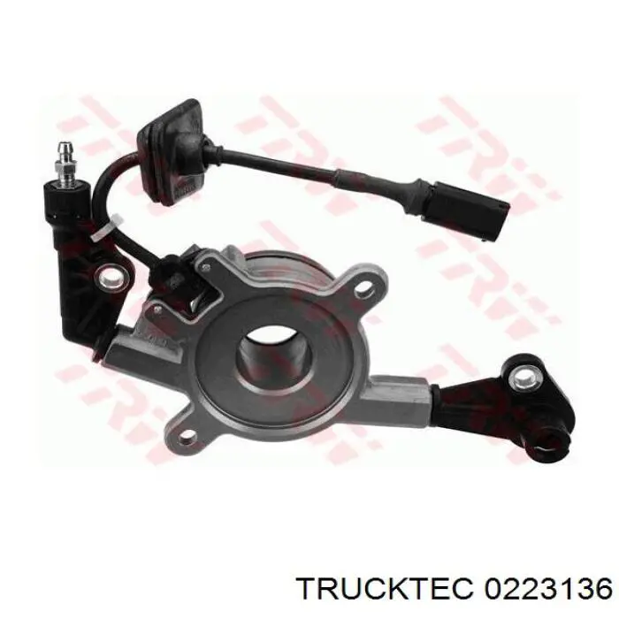 0223136 Trucktec Cylinder roboczy sprzęgła (wysprzęglik) w komplecie z łożyskiem wyciskowym