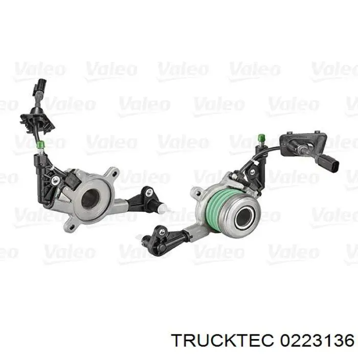 Cylinder roboczy sprzęgła (wysprzęglik) w komplecie z łożyskiem wyciskowym Trucktec 0223136 cena, od 156,93 USD