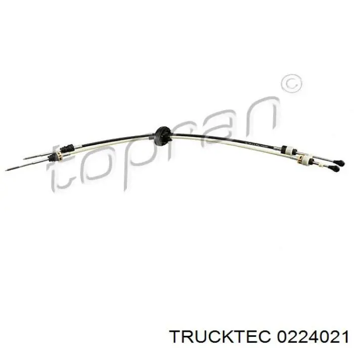 0224021 Trucktec Linka dźwigni zmiany biegów podwójna