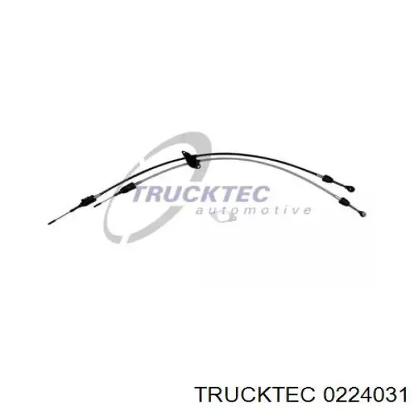 0224031 Trucktec Linka dźwigni zmiany biegów podwójna