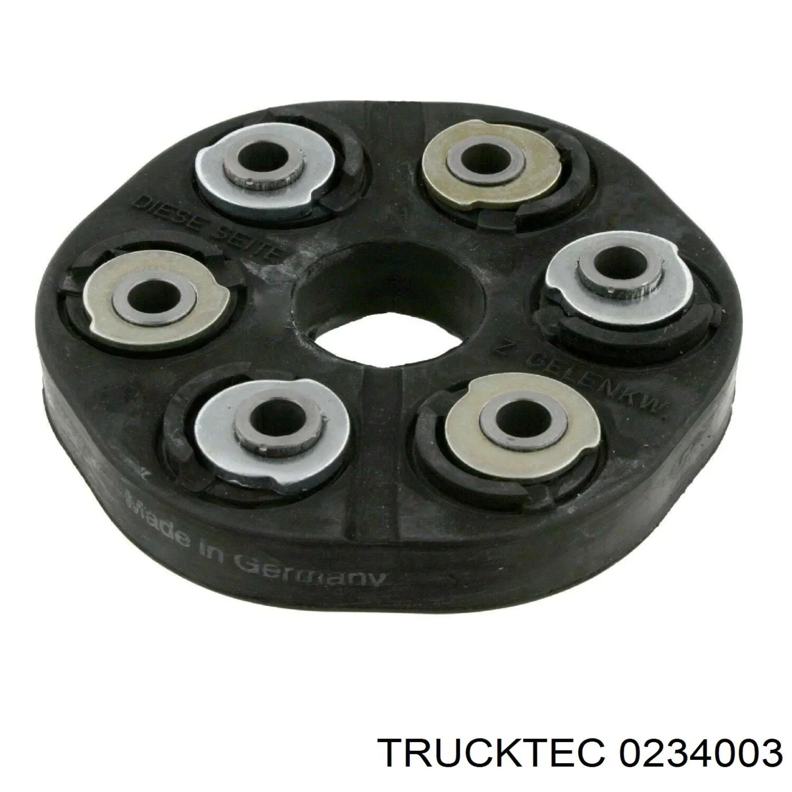 Do koszyka 0234003 Trucktec Przegub elastyczny wału przedni