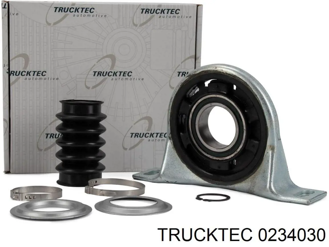 Do koszyka 0234030 Trucktec Łożysko podwieszane wału Cardana